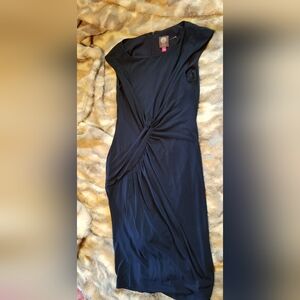 Vince Camuto Midnight Blue Elegant Dress, Size 8